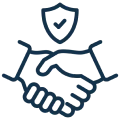 Trust and partnership symbol